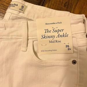 Abercrombie super skinny ankle jeans BRAND NEW SAME DAY SHIP